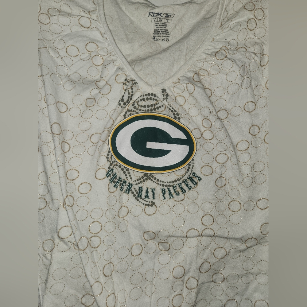 Reebok Packers Glitter Top - Picture 2 of 5